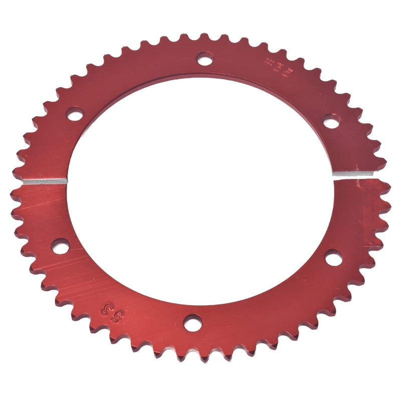 Pinkhatcat 35 Chain Sprocket Go Kart 53T Split Aluminum Sprockets Multiple Sizes Mini Bike - Image 1